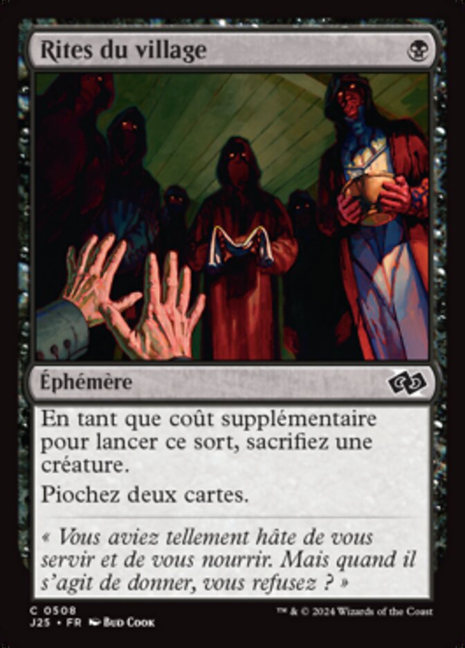 image Rites du village