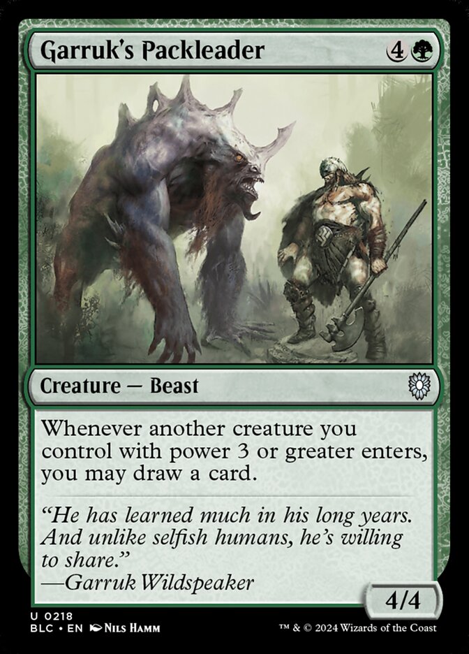 image Garruk's Packleader