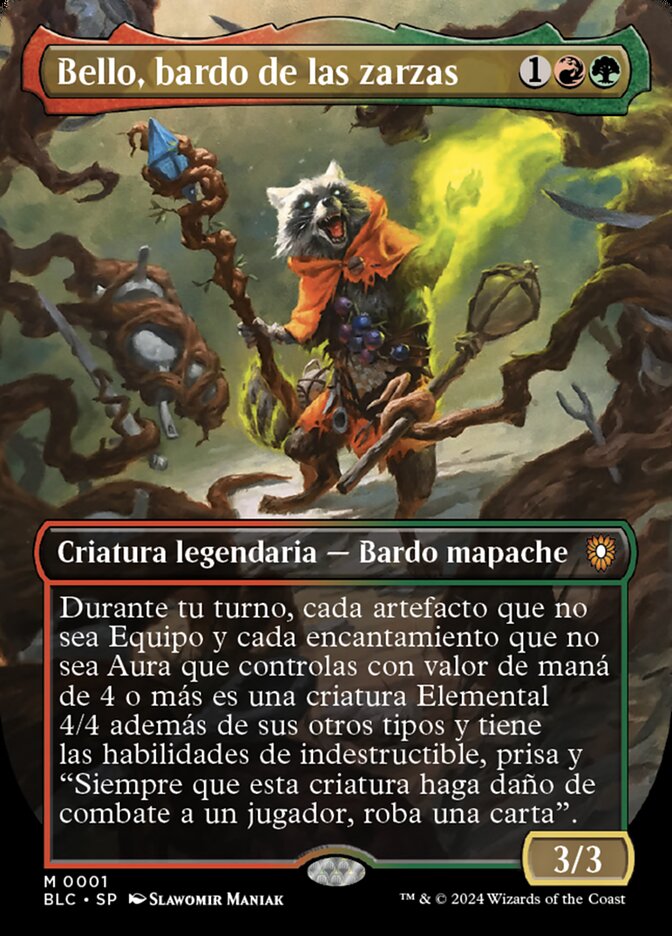Bello, bardo de las zarzas