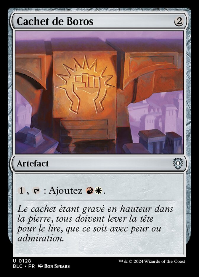 image Cachet de Boros