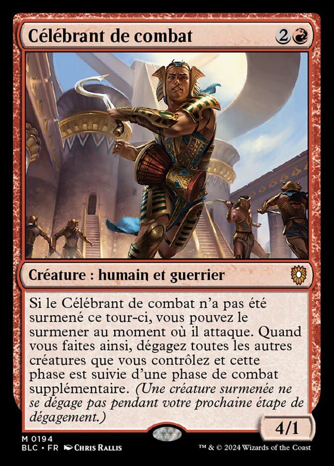 image Célébrant de combat