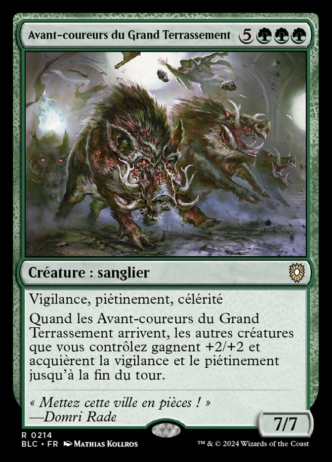 image Avant-coureurs du Grand Terrassement