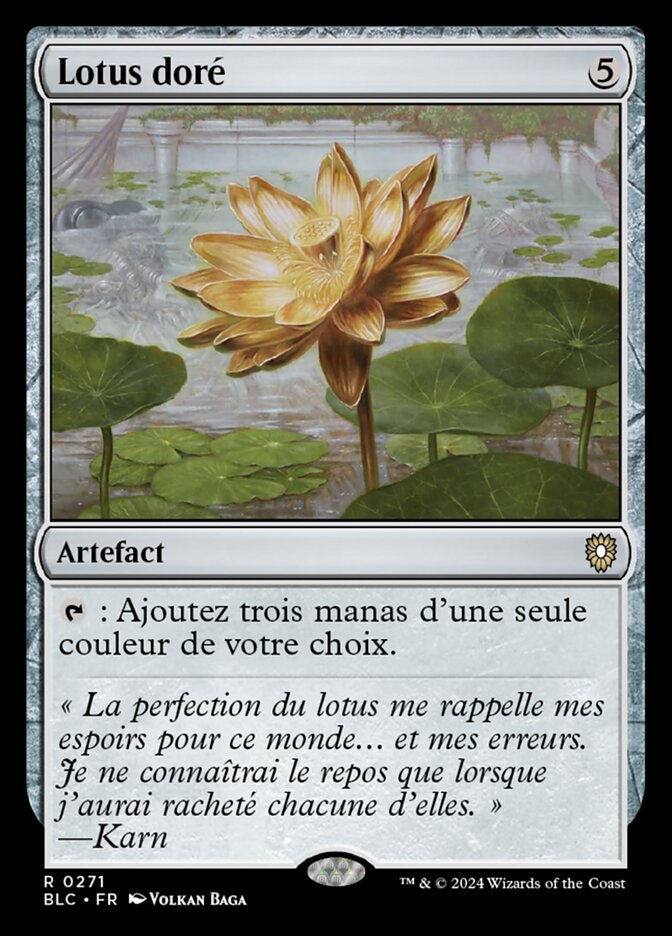 image Lotus doré