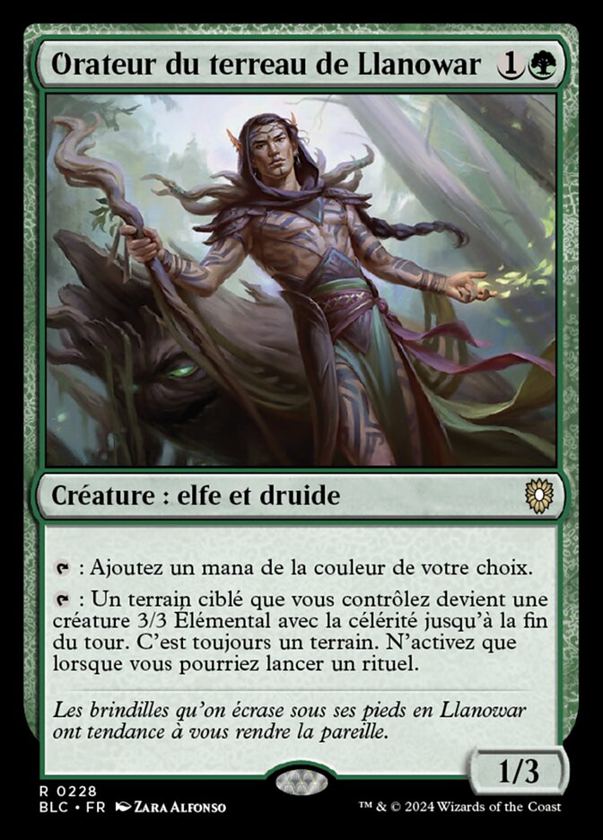 image Orateur du terreau de Llanowar