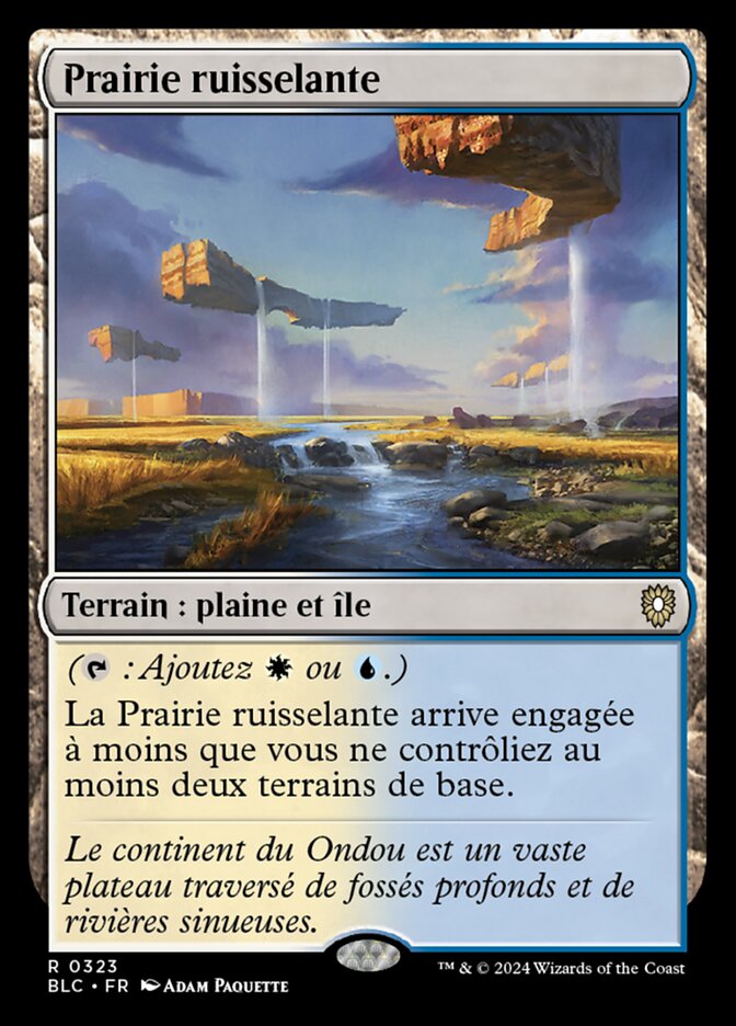 image Prairie ruisselante