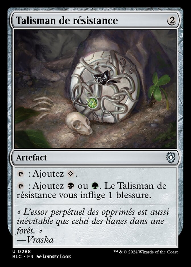 image Talisman de résistance