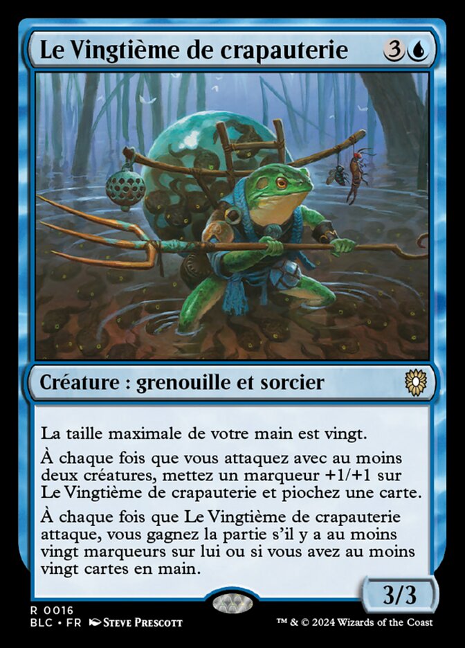 image Le Vingtième de crapauterie