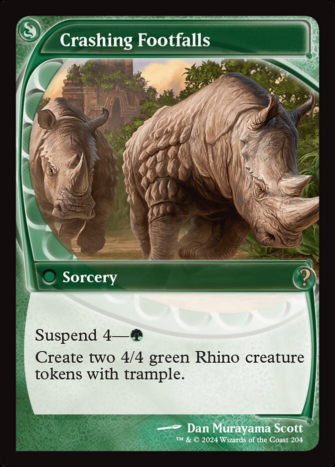 image Crashing Footfalls