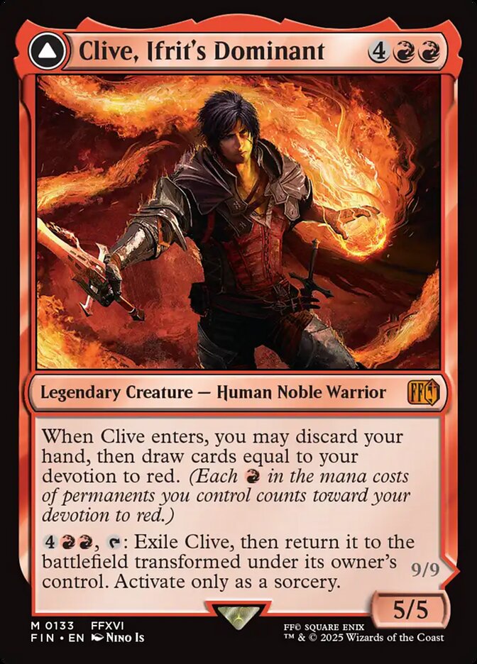 image Clive, Ifrit's Dominant // Ifrit, Warden of Inferno