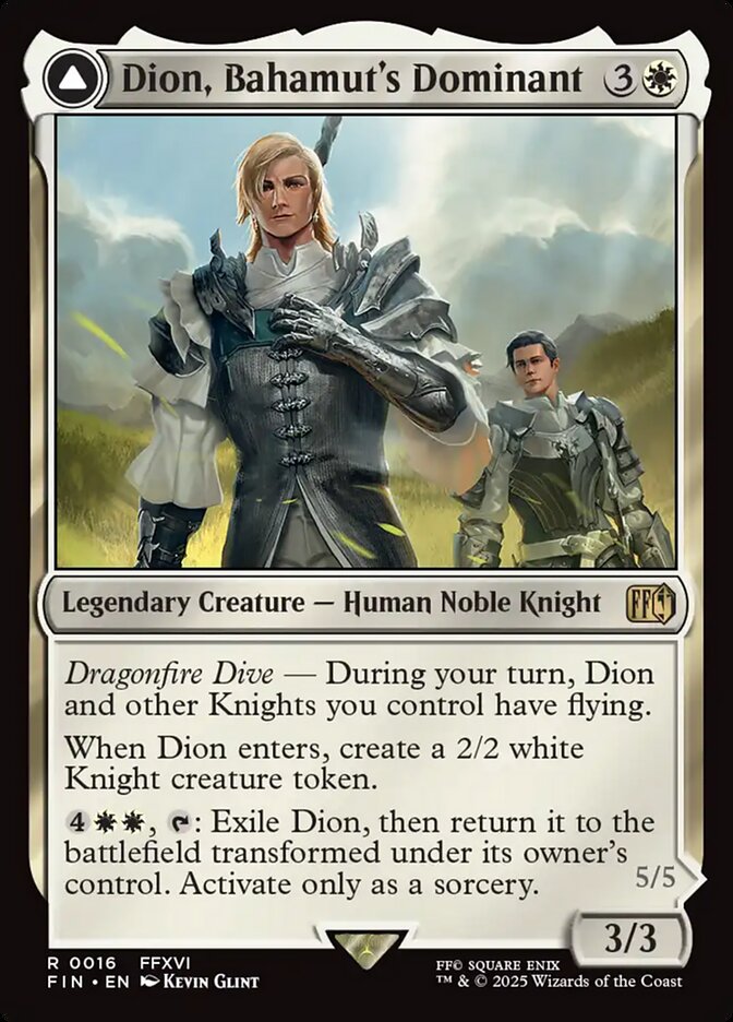 image Dion, Bahamut's Dominant // Bahamut, Warden of Light