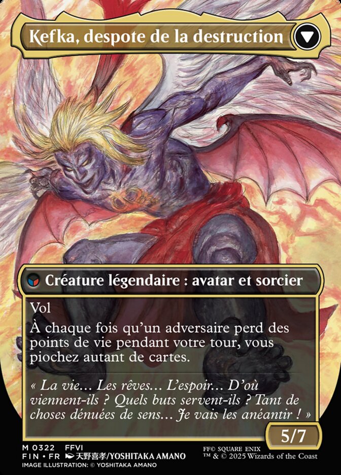 Kefka, Court Mage // Kefka, Ruler of Ruin
