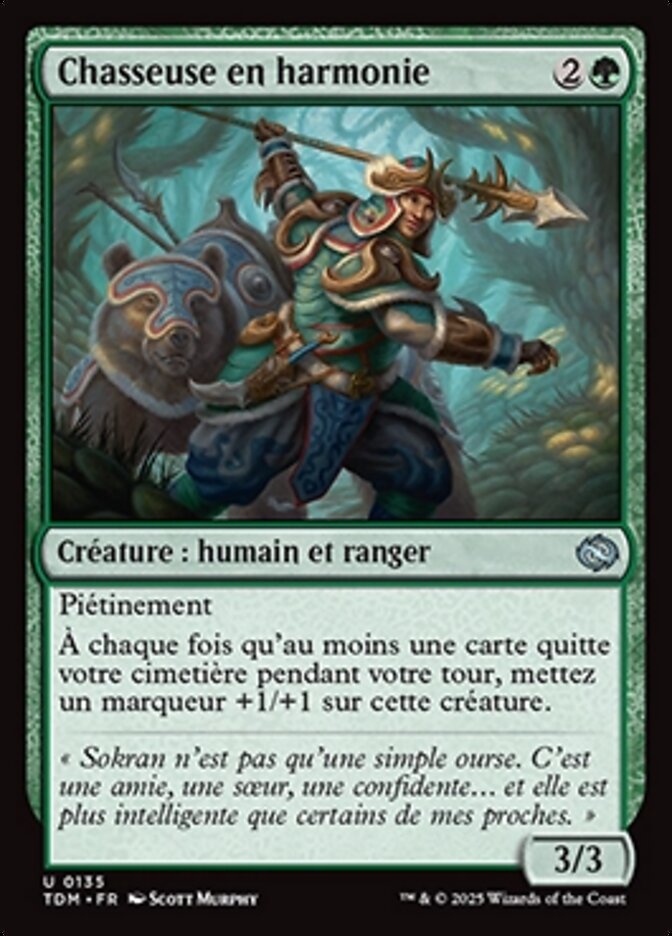 image Chasseuse en harmonie