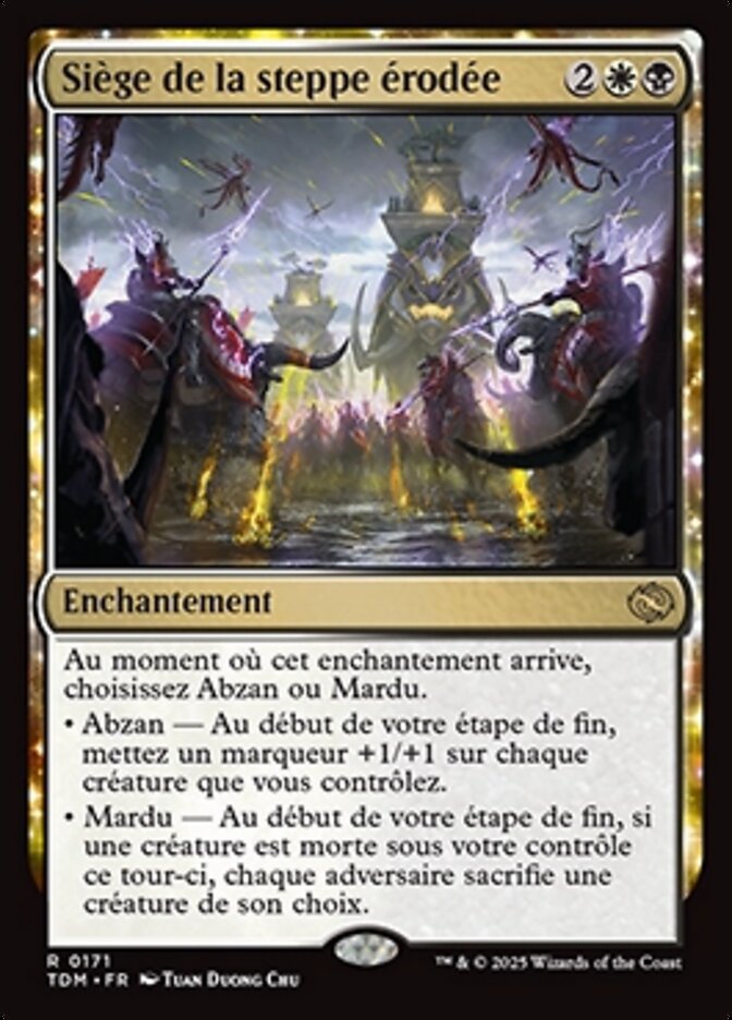 image Siège de la steppe érodée