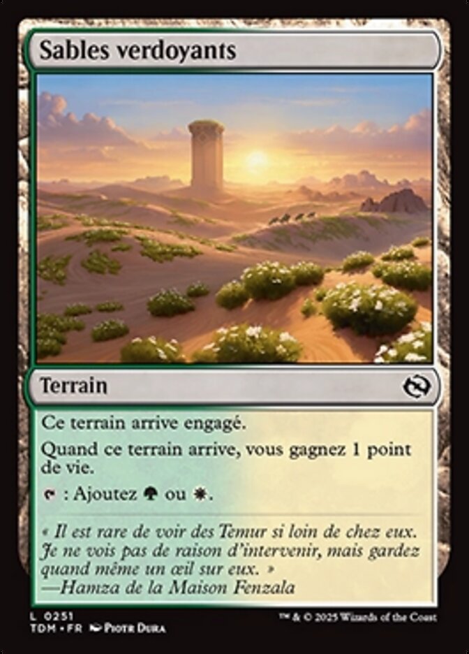 image Sables verdoyants