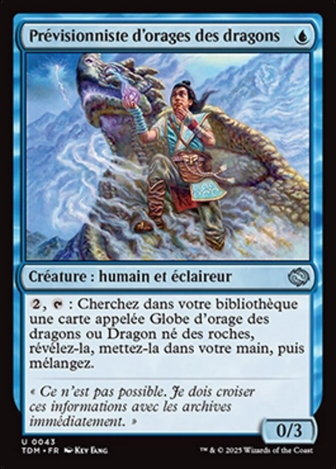 image Prévisionniste d'orages des dragons