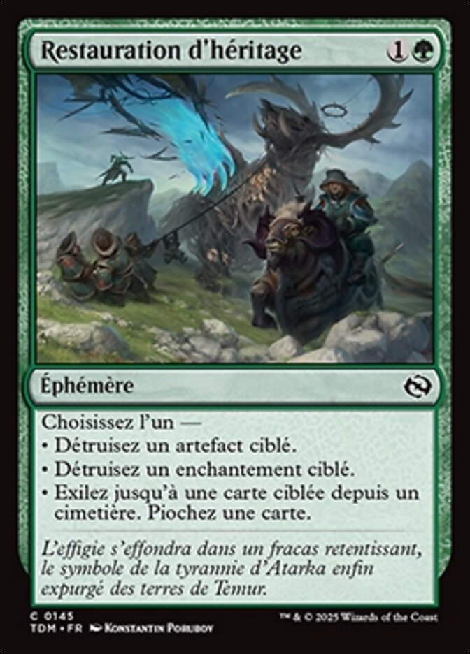 image Restauration d'héritage