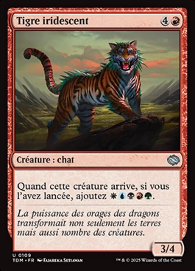 image Tigre iridescent