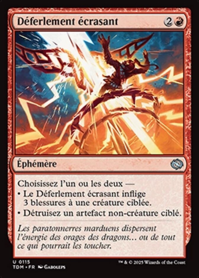 image Déferlement écrasant