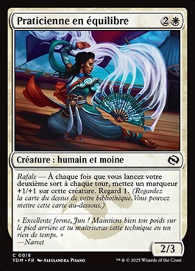 image Praticienne en équilibre