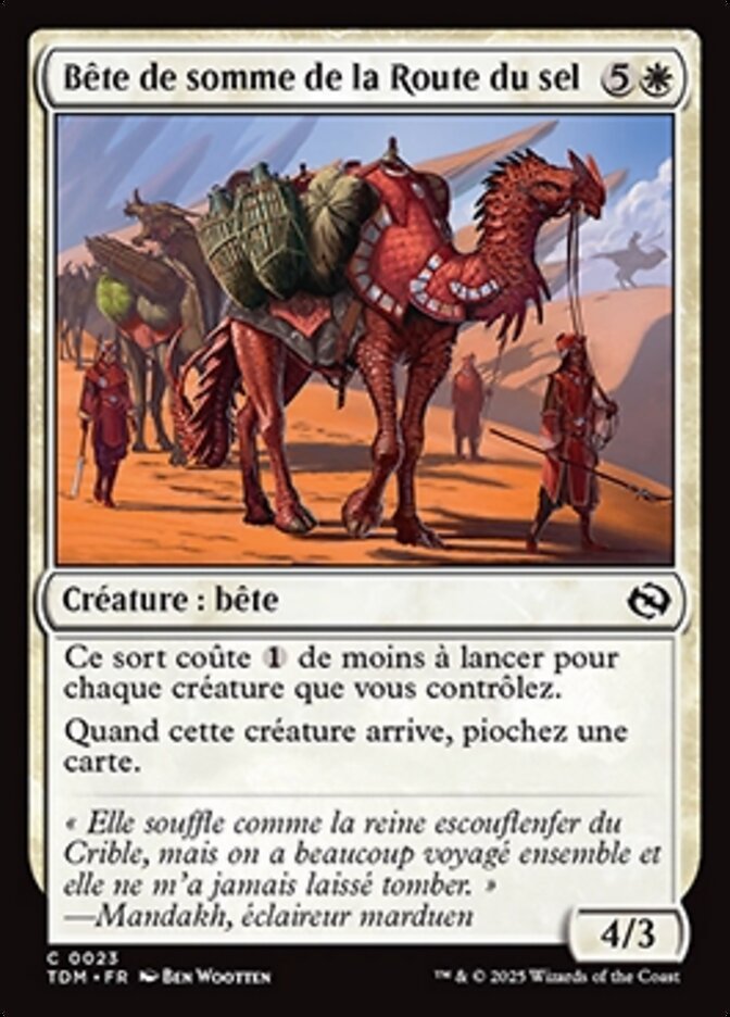 image Bête de somme de la Route du sel