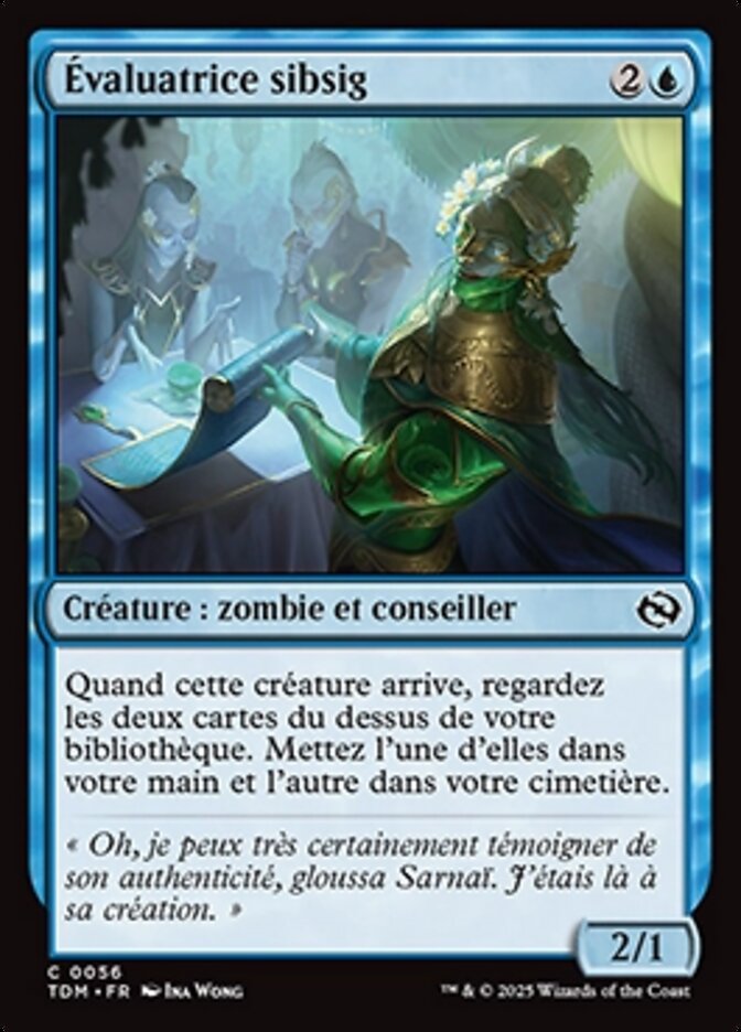 image Évaluatrice sibsig