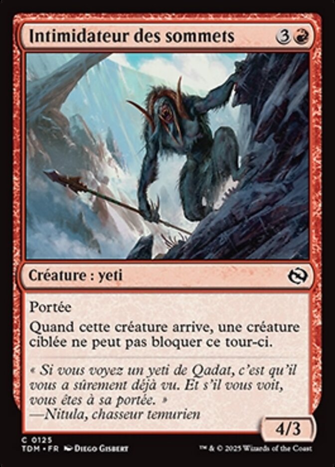 image Intimidateur des sommets