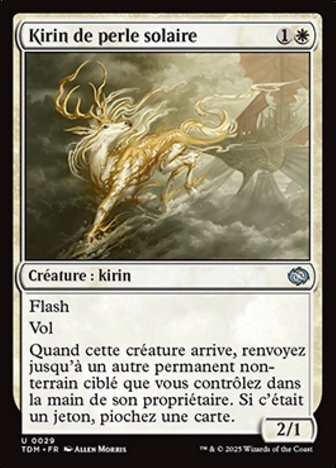 image Kirin de perle solaire