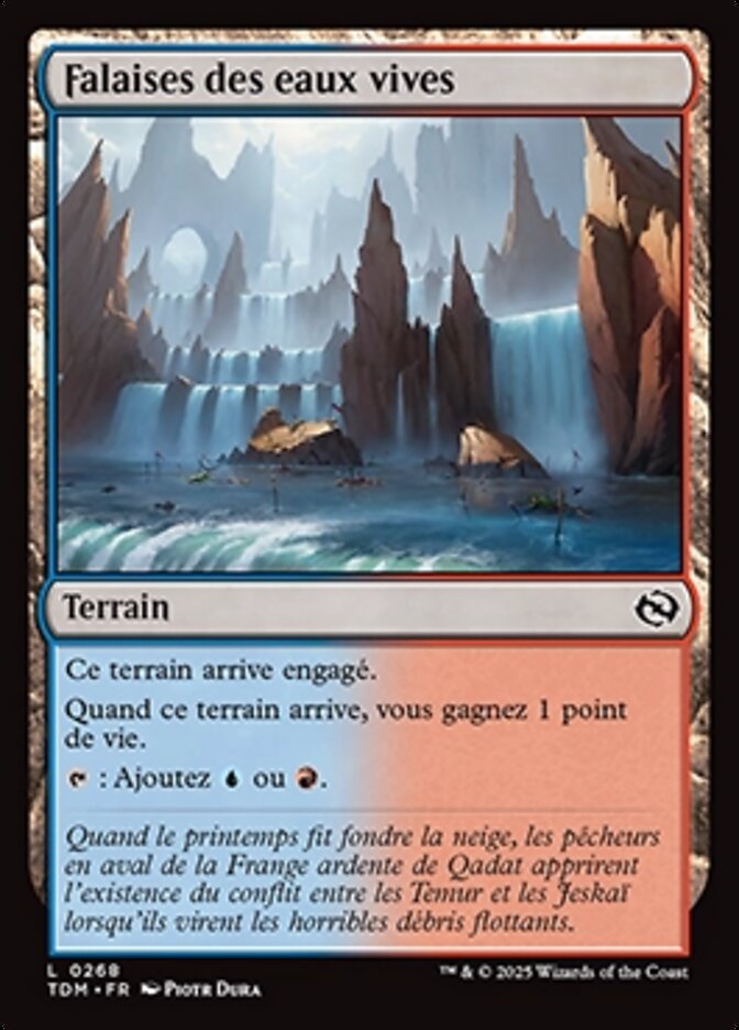 image Falaises des eaux vives