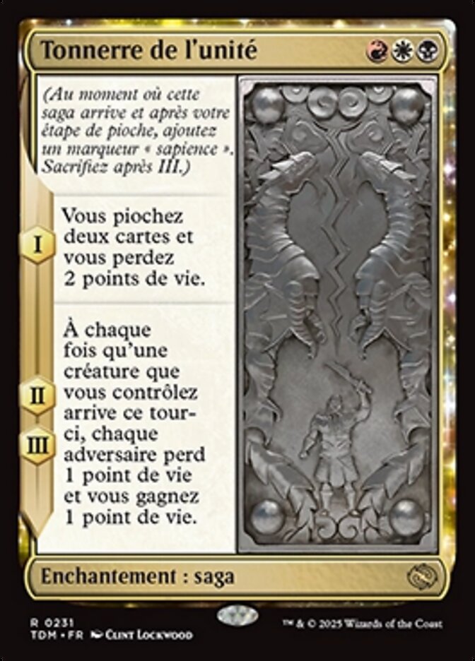 image Tonnerre de l'unité