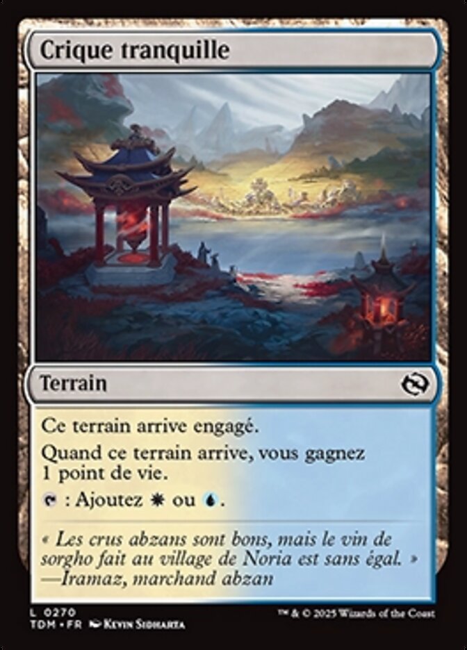 image Crique tranquille