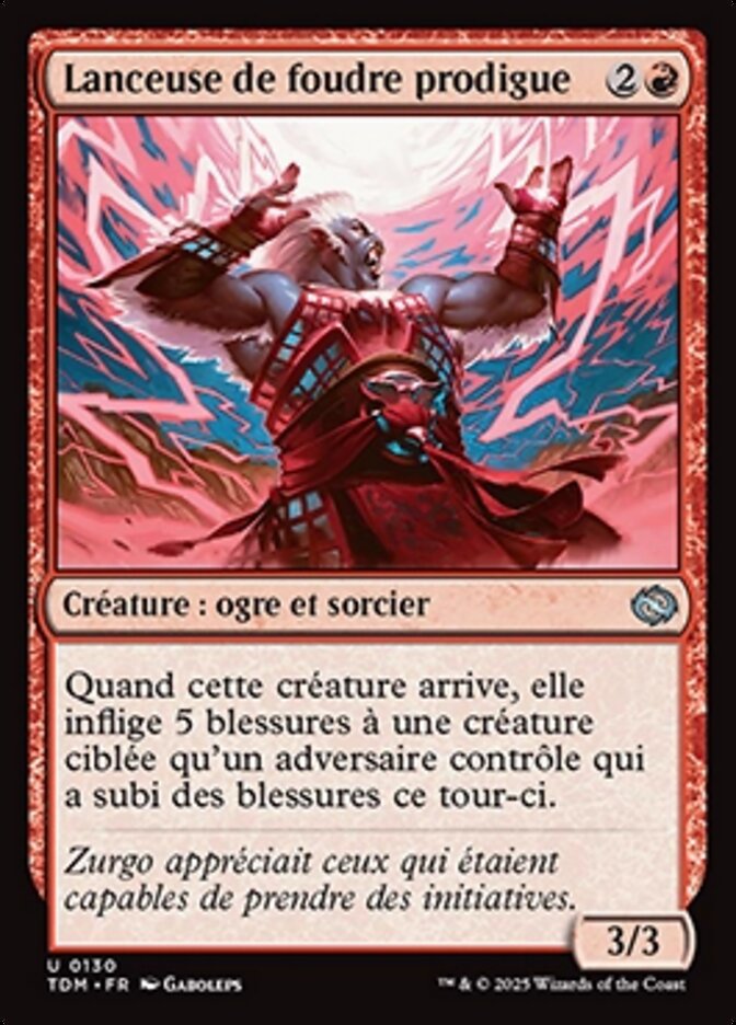 image Lanceuse de foudre prodigue
