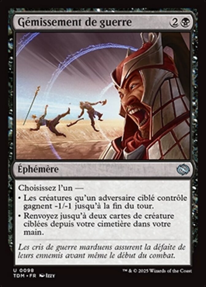 image Gémissement de guerre