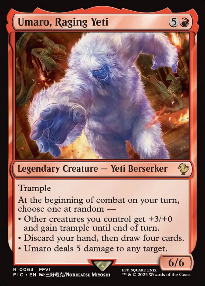 image Umaro, Raging Yeti