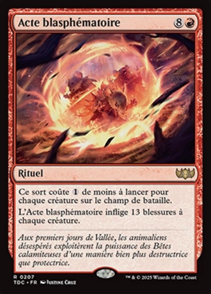 image Acte blasphématoire