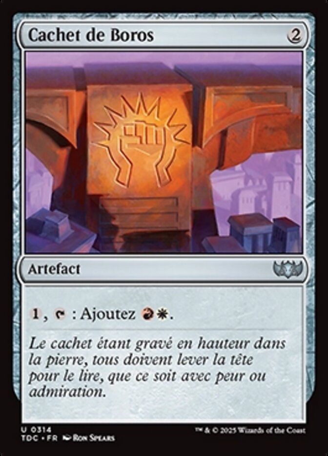 image Cachet de Boros