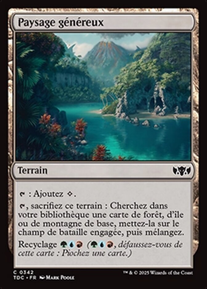 image Paysage généreux