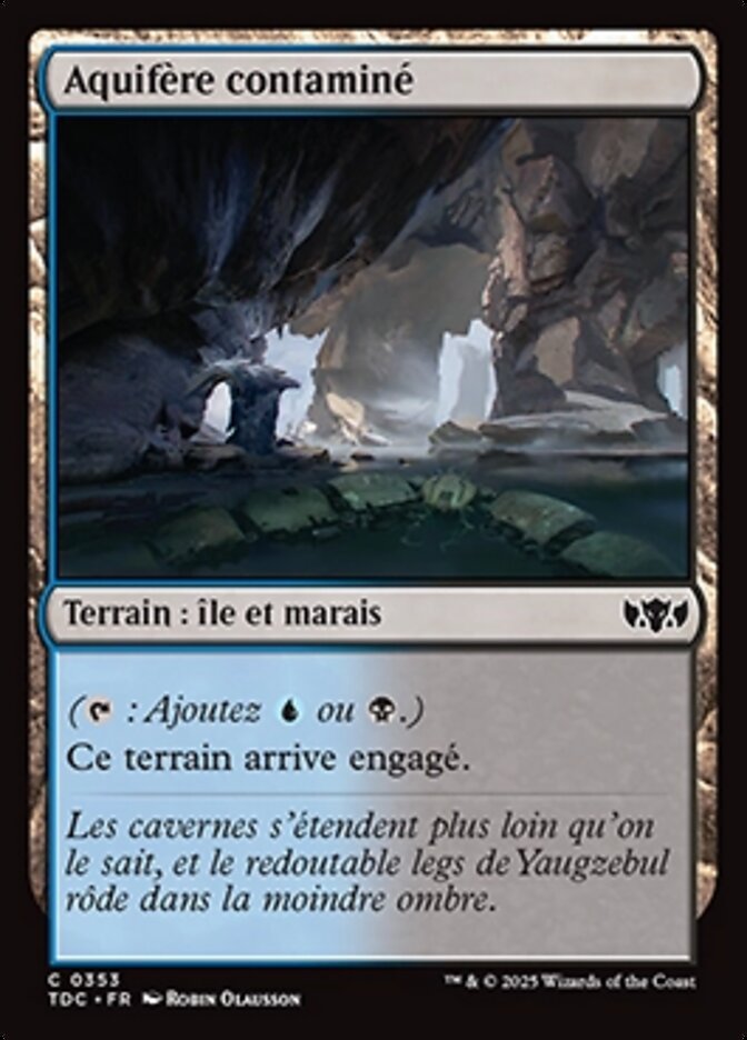 image Aquifère contaminé