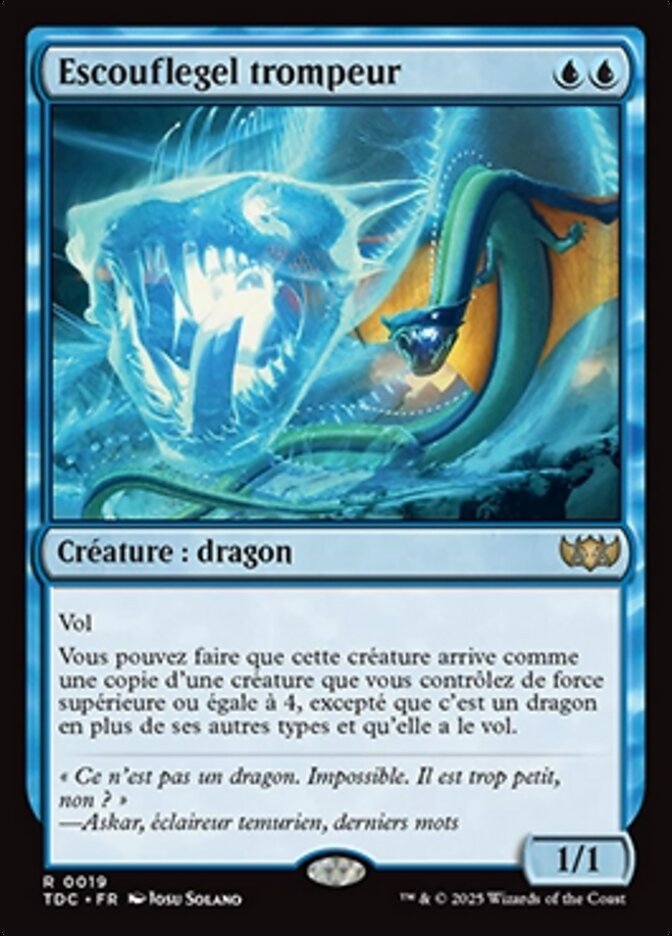 image Escouflegel trompeur