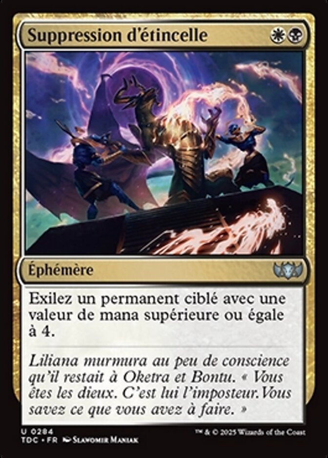 image Suppression d'étincelle