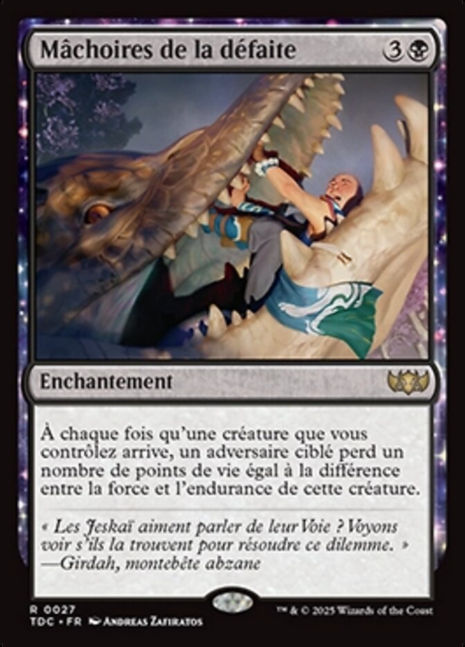 image Mâchoires de la défaite