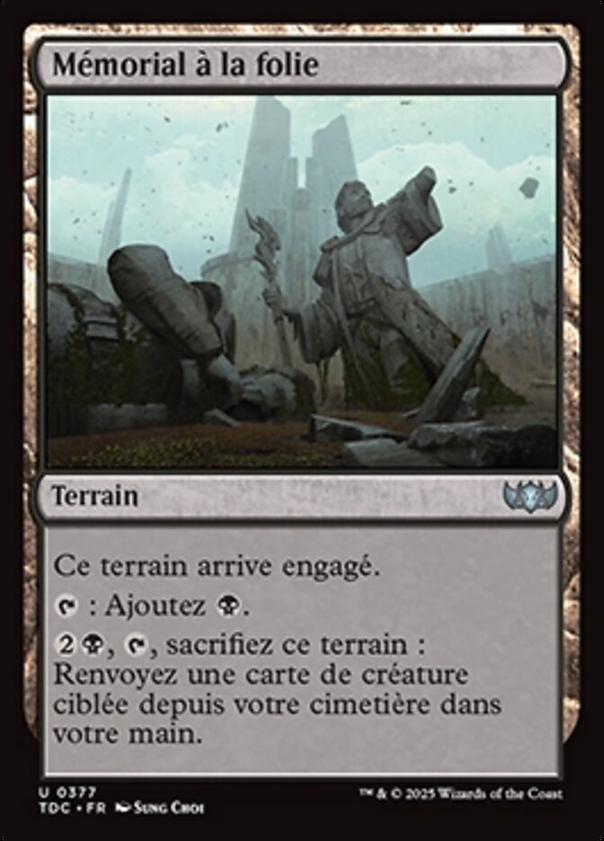 image Mémorial à la folie