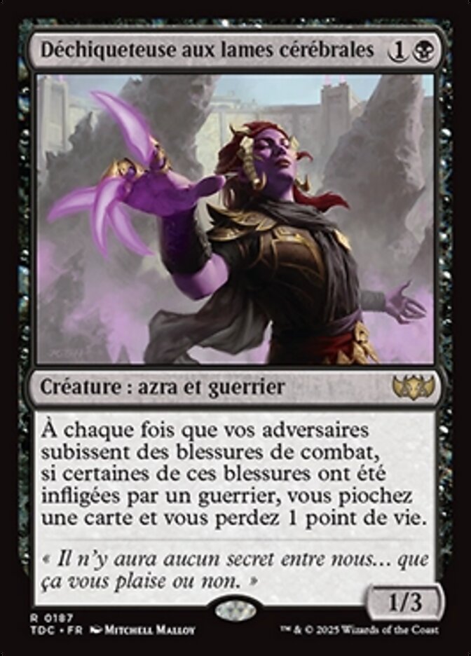 image Déchiqueteuse aux lames cérébrales