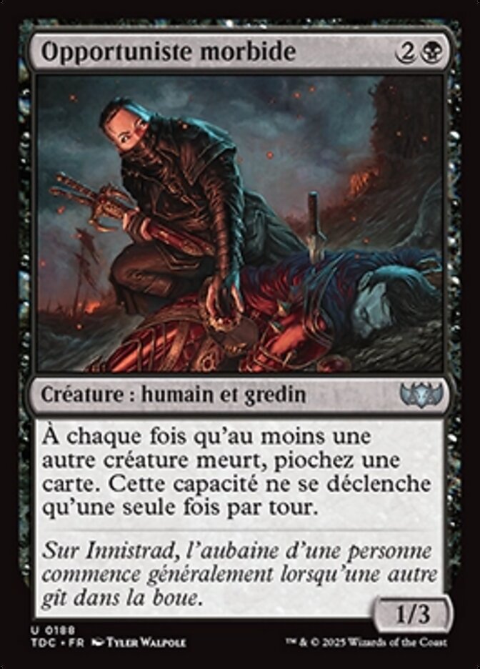 image Opportuniste morbide