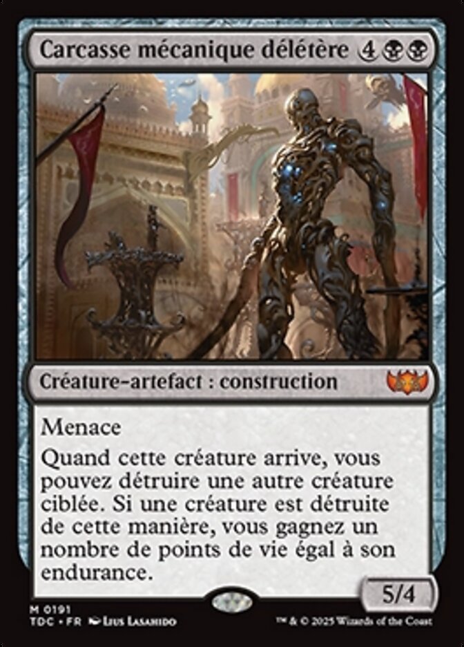 image Carcasse mécanique délétère