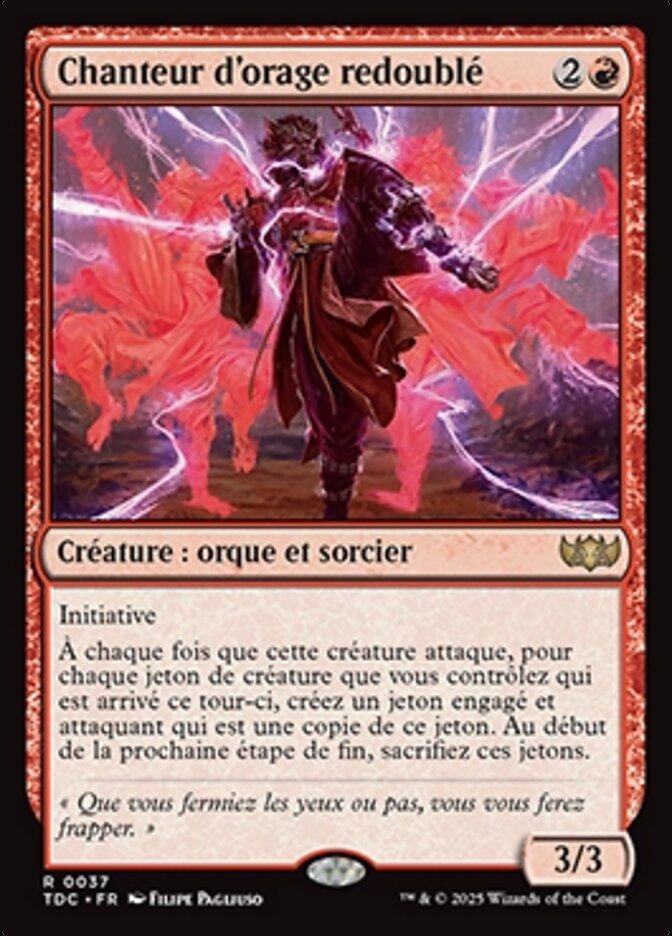 image Chanteur d'orage redoublé