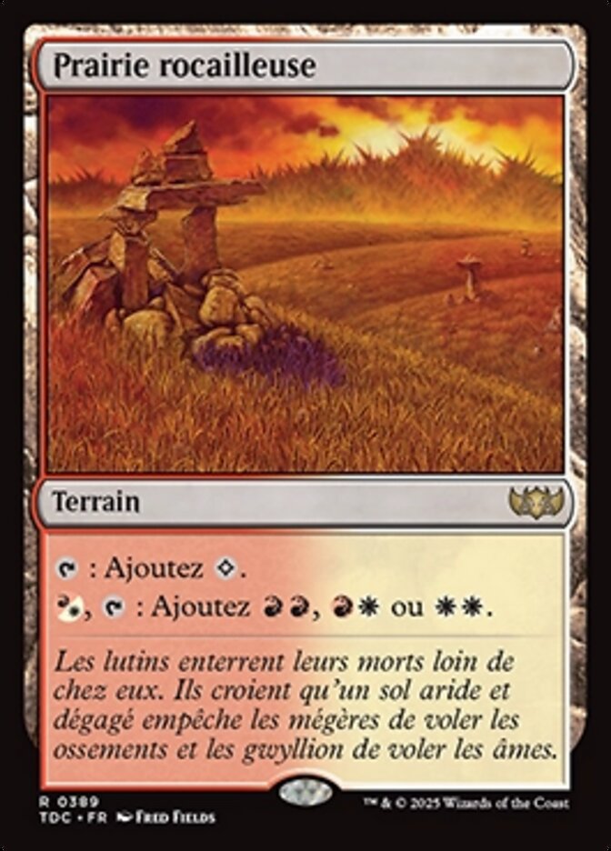 image Prairie rocailleuse