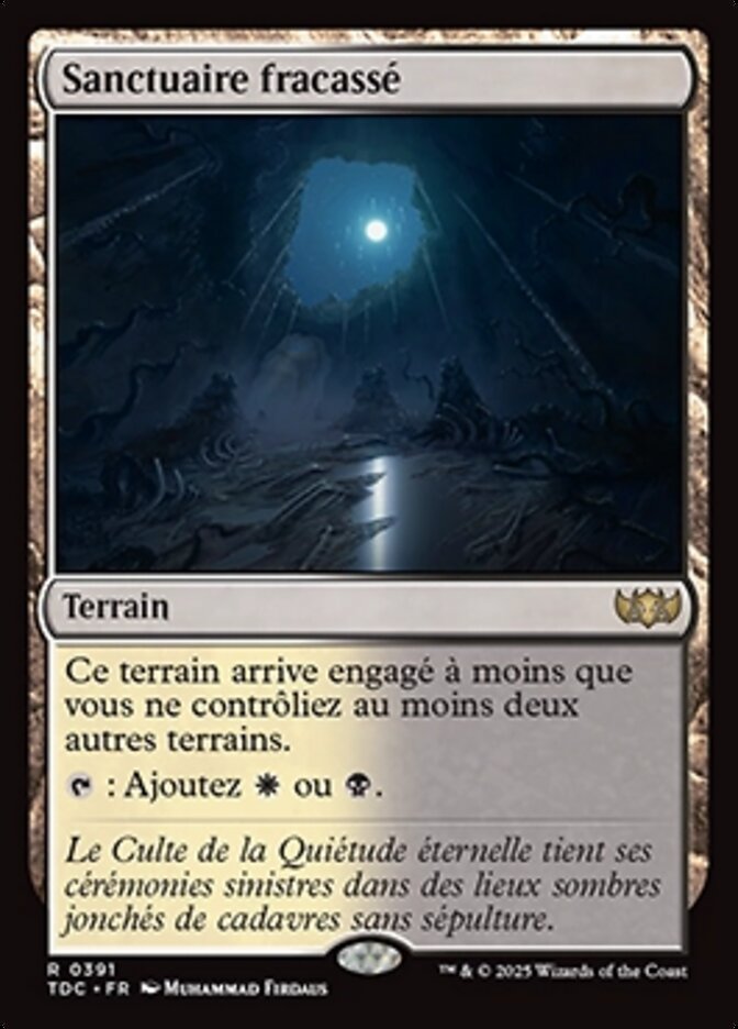 image Sanctuaire fracassé