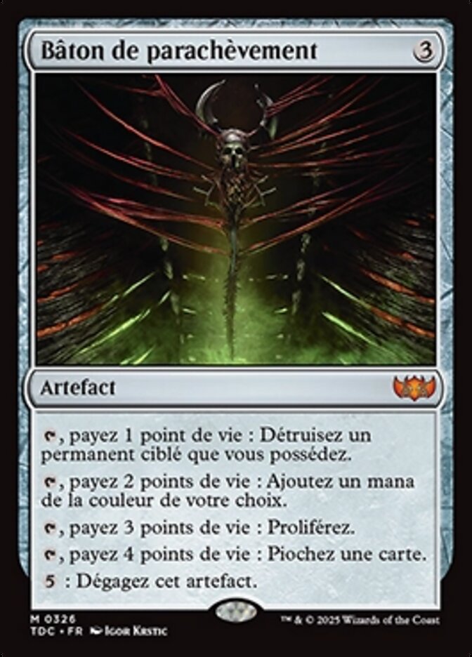 image Bâton de parachèvement