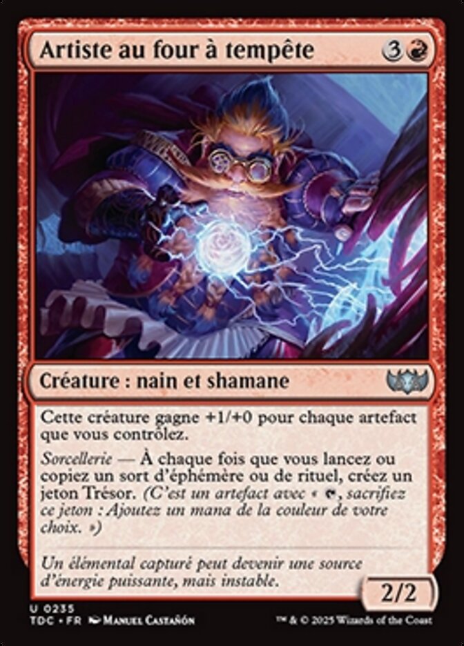 image Artiste au four à tempête