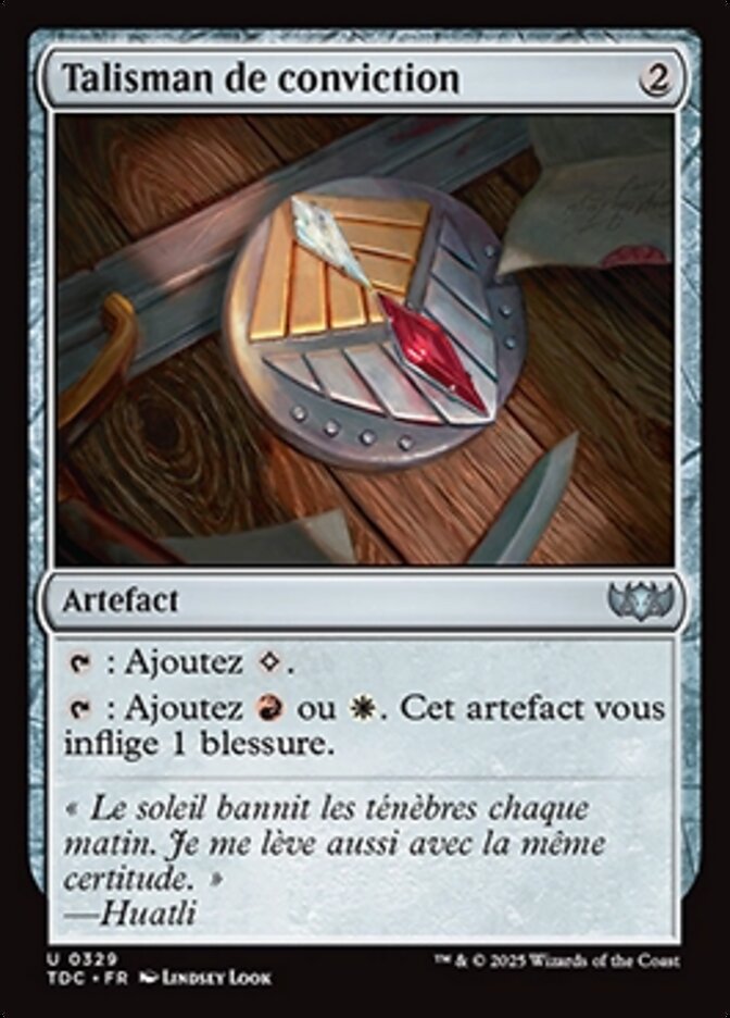 image Talisman de conviction